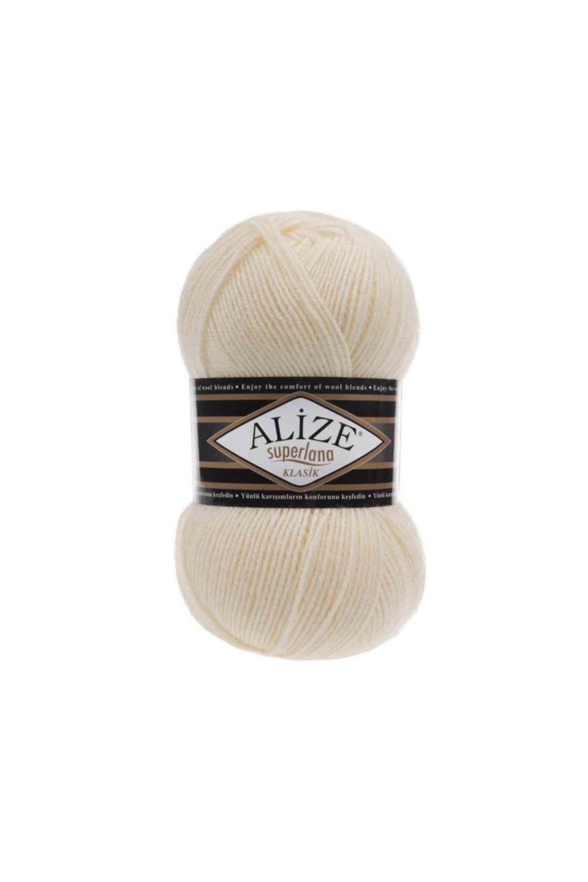 Alize Superlana Klasik 5'li Paket 01 Krem Alize Superlana Klasik 5'li Paket 01 Krem