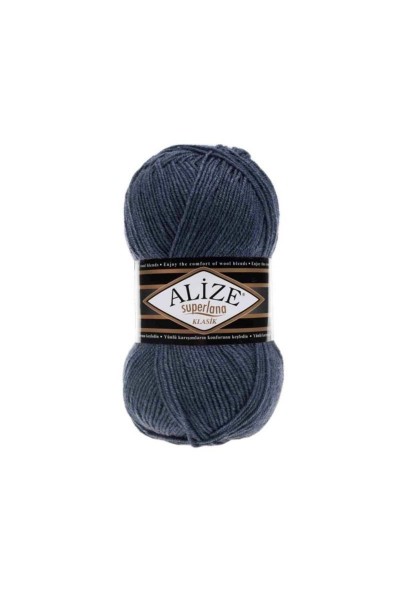 Alize Superlana Klasik 203 Denim Melanj