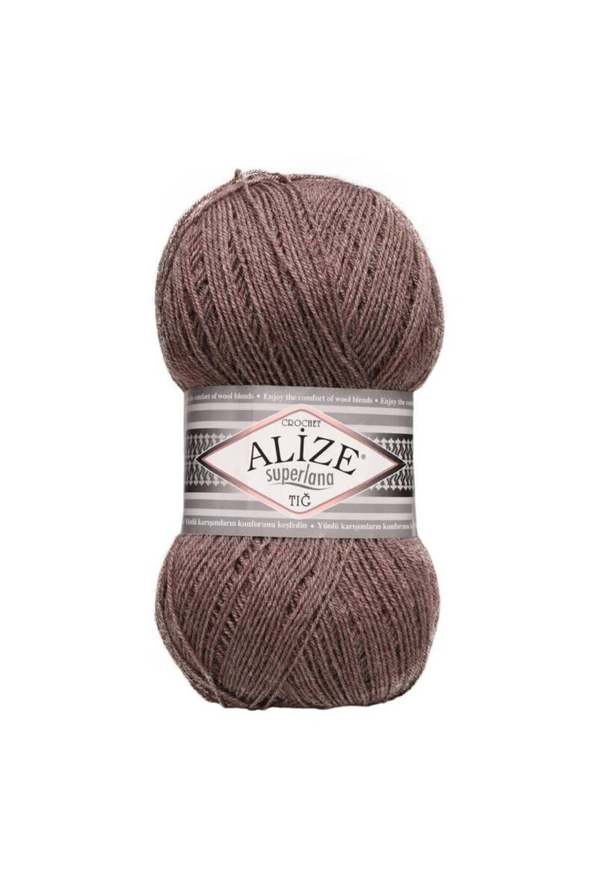 Alize Superlana Tığ 240 Sütlü Kahve Alize Superlana Tığ 240 Sütlü Kahve