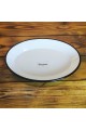 Emaye Oval Tabak 30*20cm Siyah - Marinevo Emaye Ürünler Emaye Oval Tabak 30*20cm Siyah - Marinevo Emaye Ürünler