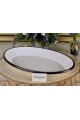 Emaye Oval Tabak 30*20cm Siyah - Marinevo Emaye Ürünler Emaye Oval Tabak 30*20cm Siyah - Marinevo Emaye Ürünler