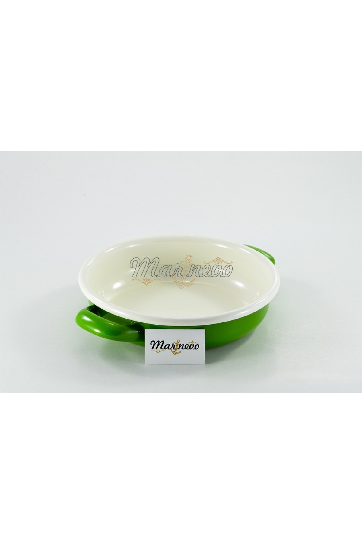Emaye Sahan 16cm Çimen Yeşili - Marinevo Emaye Sahanlar Emaye Sahan 16cm Çimen Yeşili - Marinevo Emaye Sahanlar