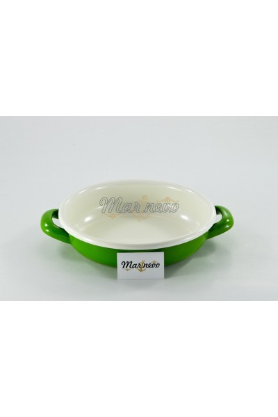 Emaye Sahan 16cm Çimen Yeşili - Marinevo Emaye Sahanlar