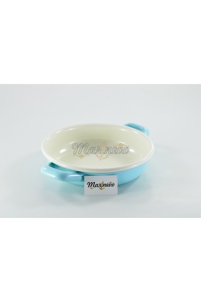 Emaye Sahan 16cm Mint Mavi - Marinevo Emaye Sahanlar
