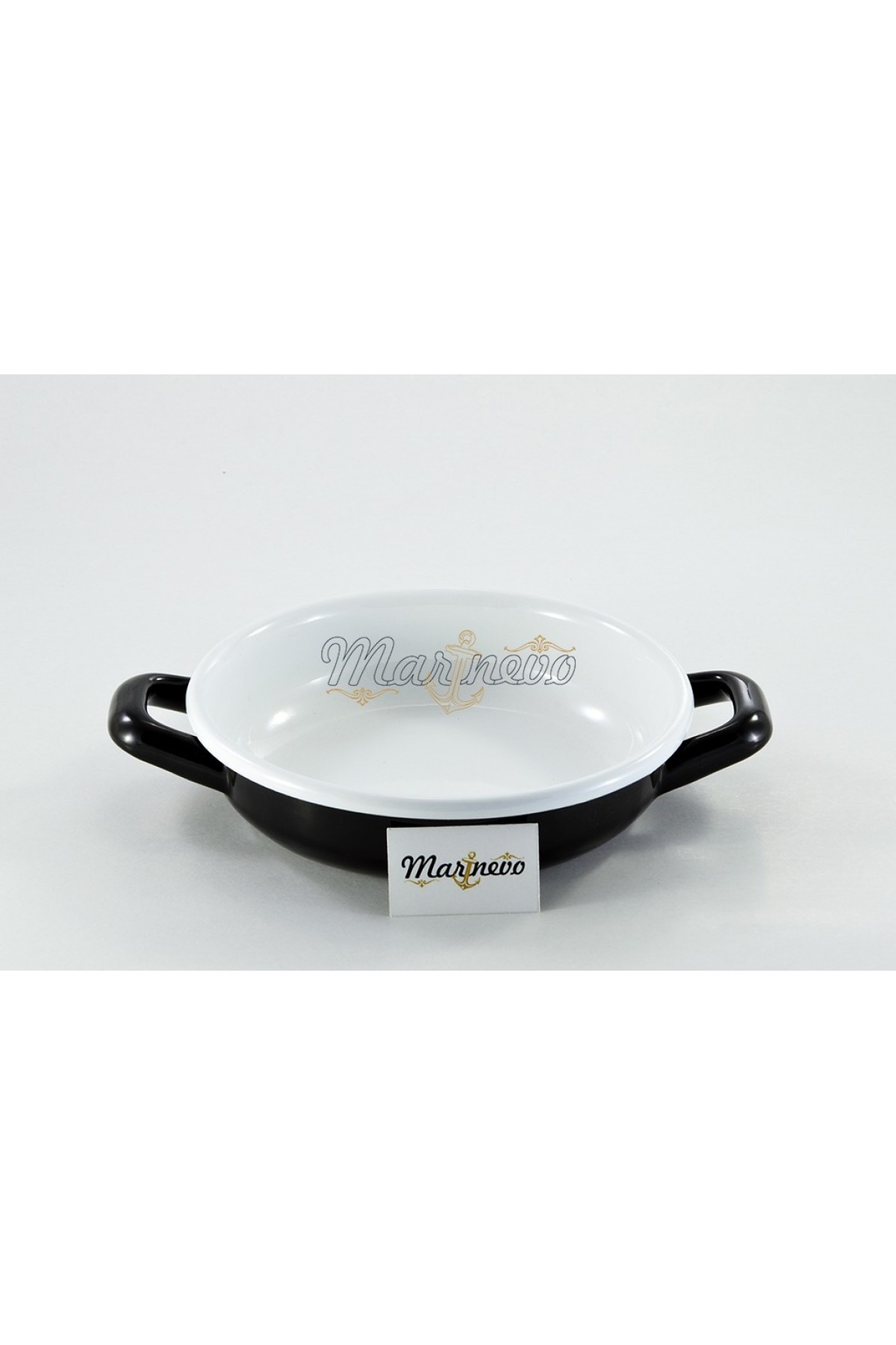 Emaye Sahan 16cm Siyah - Marinevo Emaye Sahanlar Emaye Sahan 16cm Siyah - Marinevo Emaye Sahanlar