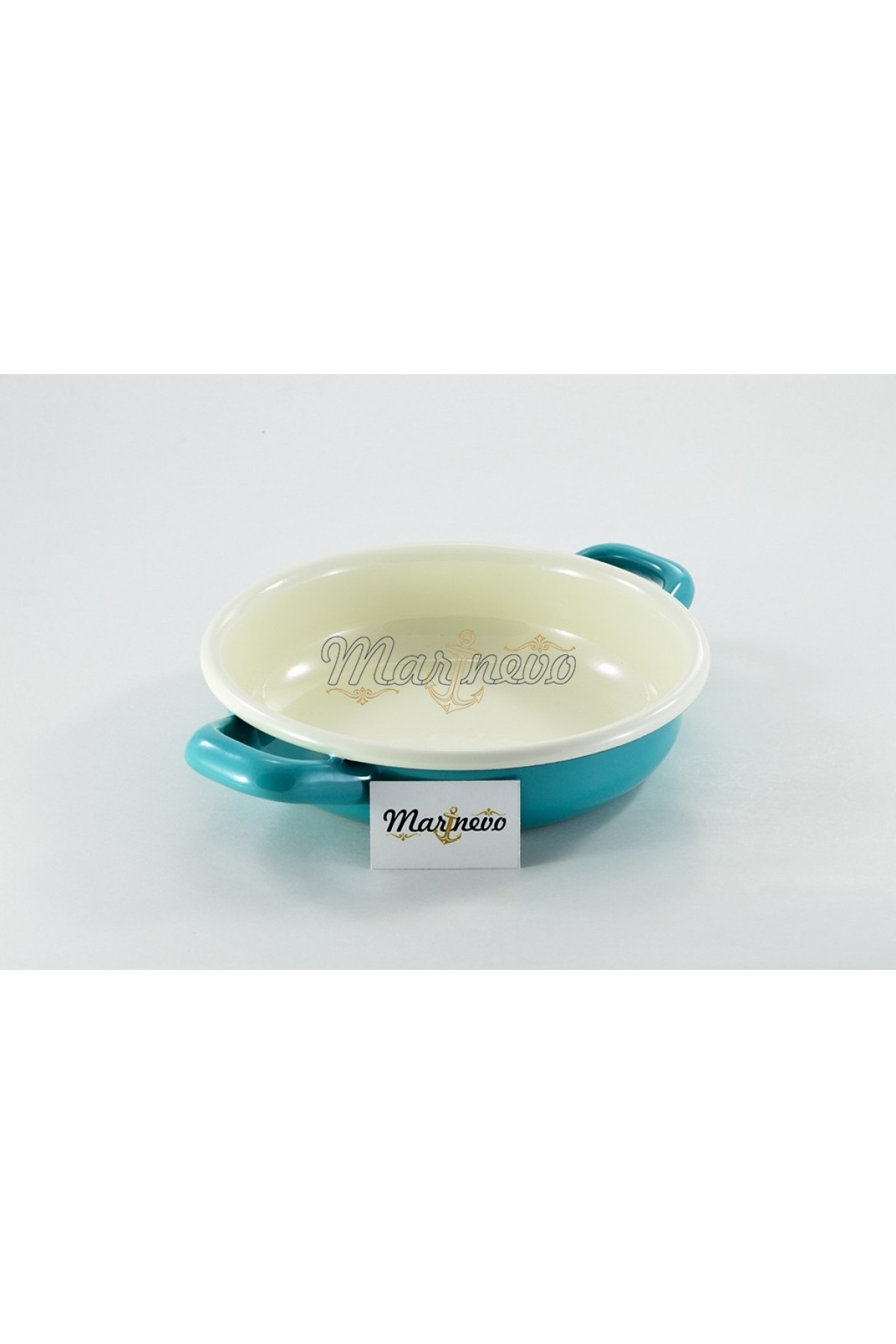 Emaye Sahan 16cm Turkuaz - Marinevo Emaye Sahanlar Emaye Sahan 16cm Turkuaz - Marinevo Emaye Sahanlar