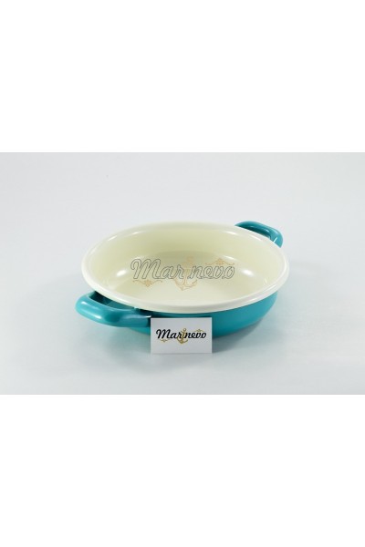 Emaye Sahan 16cm Turkuaz - Marinevo Emaye Sahanlar Emaye Sahan 16cm Turkuaz - Marinevo Emaye Sahanlar