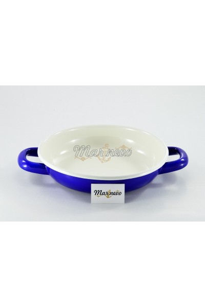 Emaye Sahan 18cm Lacivert - Marinevo Emaye Sahanlar Emaye Sahan 18cm Lacivert - Marinevo Emaye Sahanlar