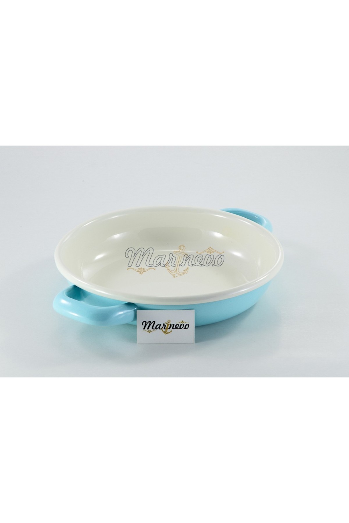 Emaye Sahan 18cm Mint Mavi - Marinevo Emaye Sahanlar Emaye Sahan 18cm Mint Mavi - Marinevo Emaye Sahanlar