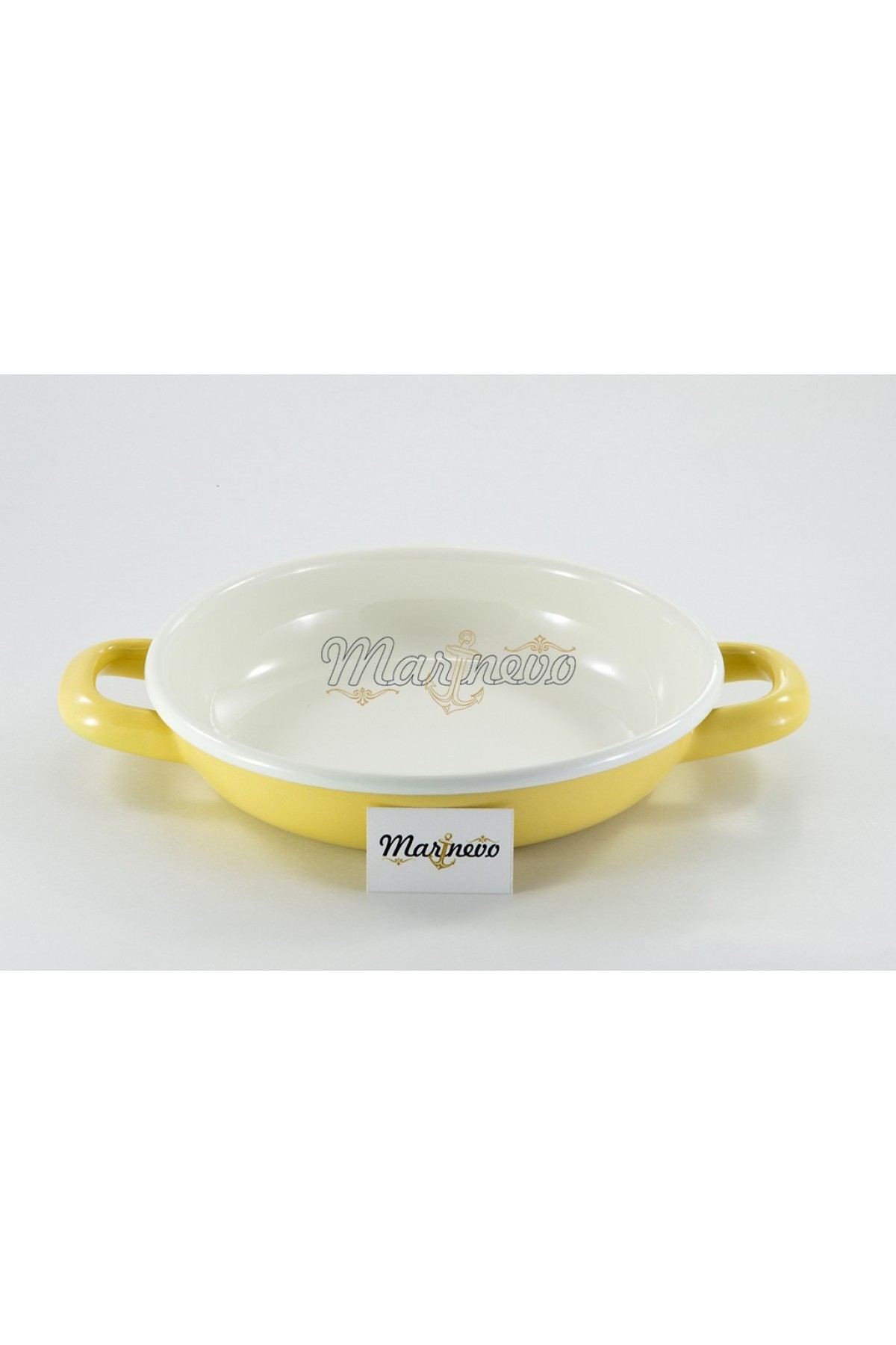 Emaye Sahan 18cm Sarı - Marinevo Emaye Sahanlar Emaye Sahan 18cm Sarı - Marinevo Emaye Sahanlar
