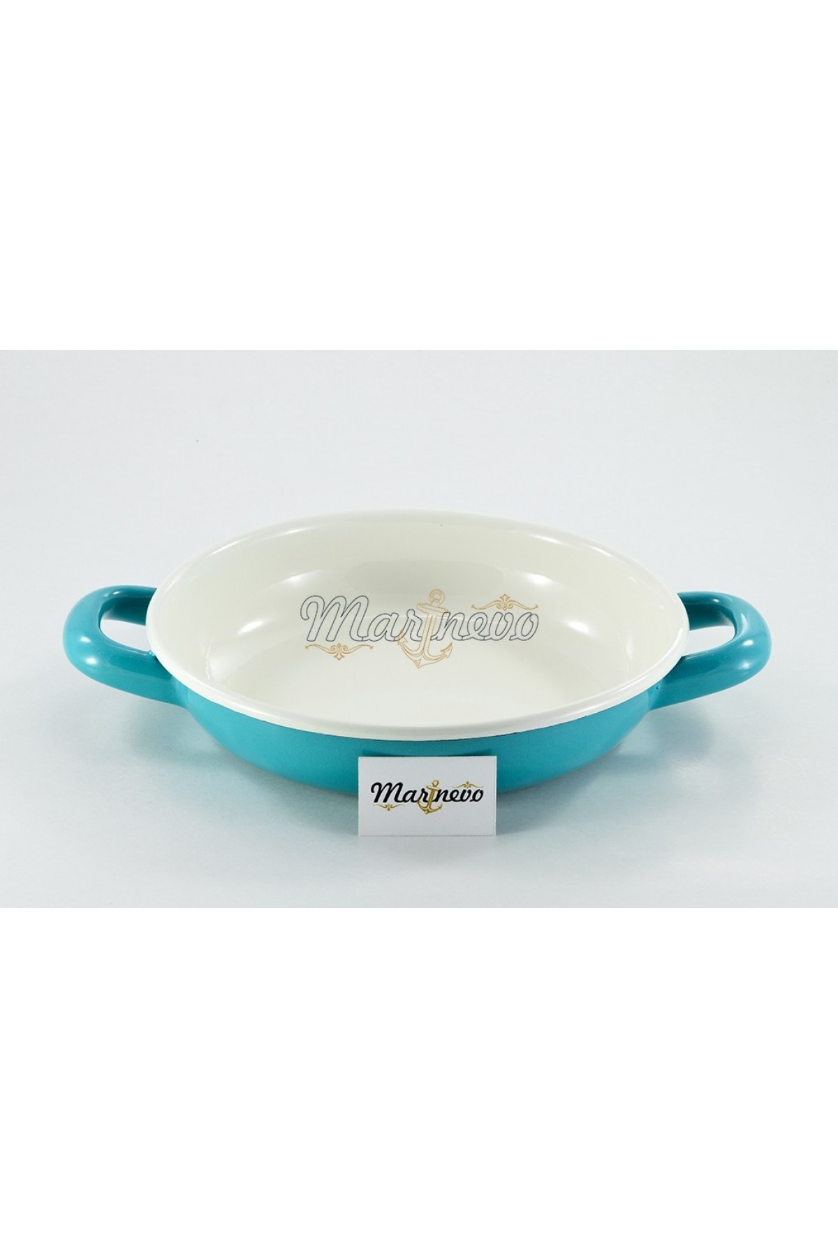Emaye Sahan 18cm Turkuaz - Marinevo Emaye Sahanlar Emaye Sahan 18cm Turkuaz - Marinevo Emaye Sahanlar