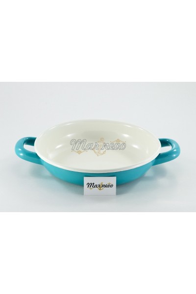 Emaye Sahan 18cm Turkuaz - Marinevo Emaye Sahanlar