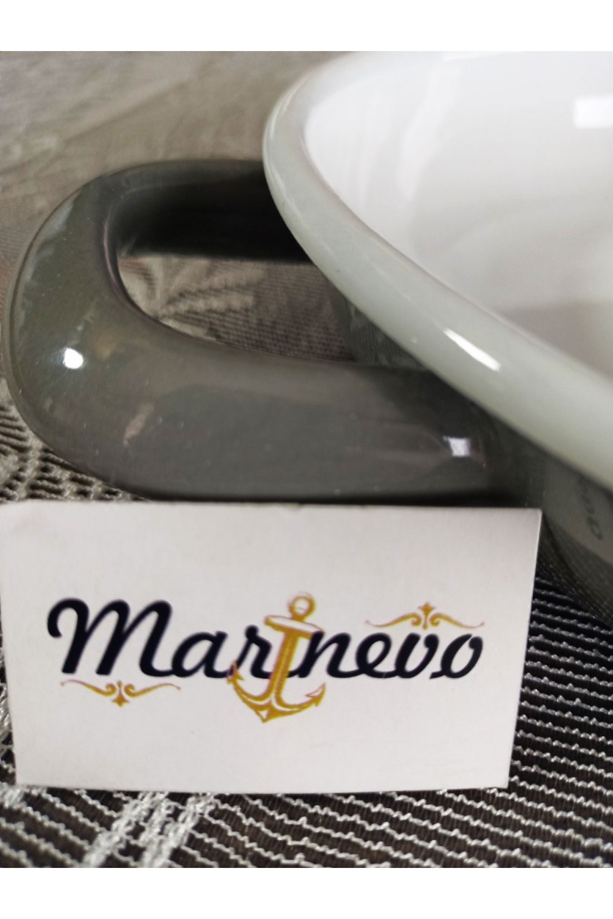 Emaye Sahan 20cm Gri - Marinevo Emaye Sahanlar Emaye Sahan 20cm Gri - Marinevo Emaye Sahanlar