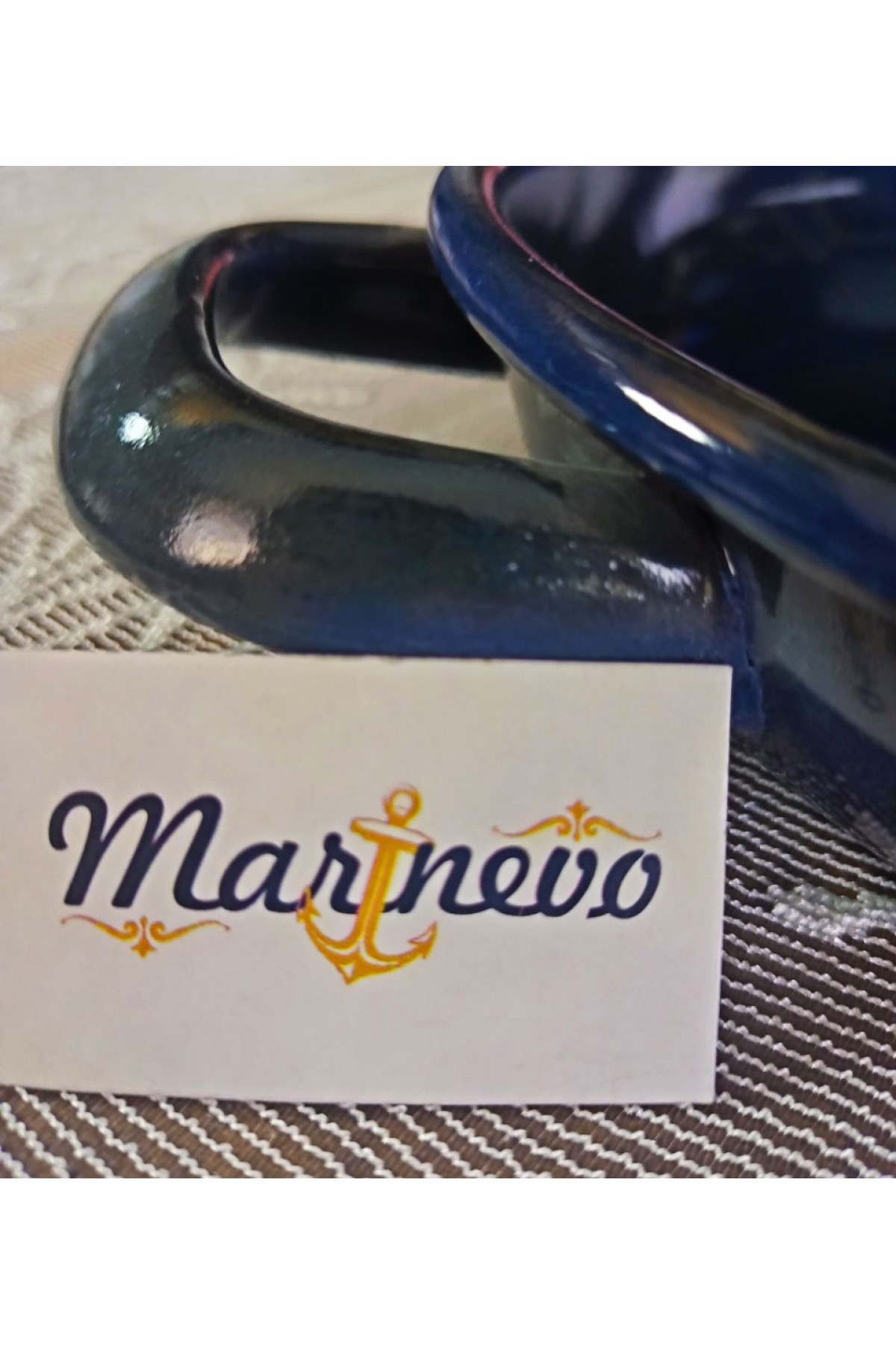 Emaye Sahan 20cm Koyu Lacivert - Marinevo Emaye Sahanlar