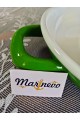 Emaye Sahan 20cm Yeşil - Marinevo Emaye Sahanlar