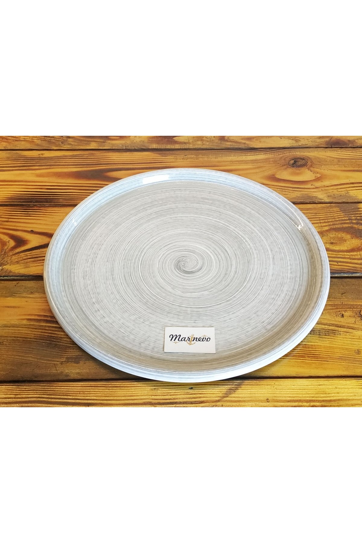 Emaye Tabak-Tepsi 28cm Gri - Marinevo Emaye Ürünler Emaye Tabak-Tepsi 28cm Gri - Marinevo Emaye Ürünler