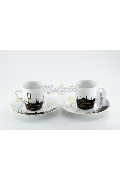 İstanbul Luyano Çay Fincanı 2'Li Set - Hediyelik Çay Setleri İstanbul Luyano Çay Fincanı 2'Li Set - Hediyelik Çay Setleri